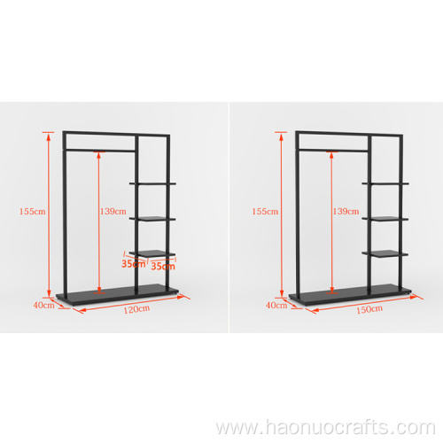 bedroom European mobile economy simple clothes rack